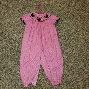 12 month smocked romper